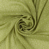 Chiffon Jacquard Imprimé - ANGELINA - 002 - Céleri