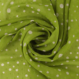 Chiffon Jacquard Imprimé - ANGELINA - 006 - Lime