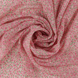 Chiffon Jacquard Imprimé - ANGELINA - 008 - Rose Pâle