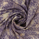 Chiffon Jacquard Imprimé - ANGELINA - 010 - Mauve