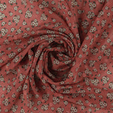 Chiffon Jacquard Imprimé - ANGELINA - 014 - Rouge