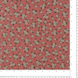 Chiffon Jacquard Imprimé - ANGELINA - 014 - Rouge
