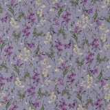 Chiffon Jacquard Imprimé - ANGELINA - 018 - Lavande