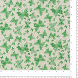 Chiffon Jacquard Imprimé - ANGELINA - 023 - Blanc