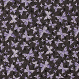 Chiffon Jacquard Imprimé - ANGELINA - 024 - Noir