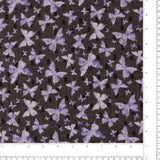 Chiffon Jacquard Imprimé - ANGELINA - 024 - Noir