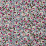 Chiffon Jacquard Imprimé - ANGELINA - 026 - Acier