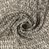 Chiffon Jacquard Imprimé - ANGELINA - 030 - Antique