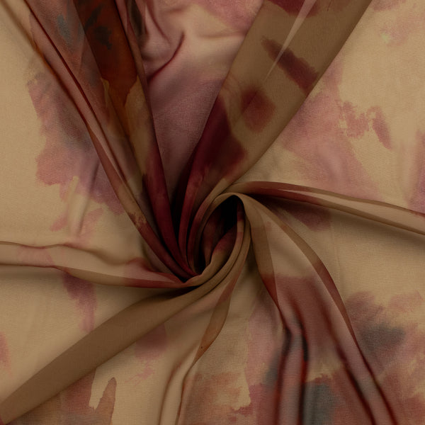 Printed Chiffon - GEMELLA - 005 - Antique