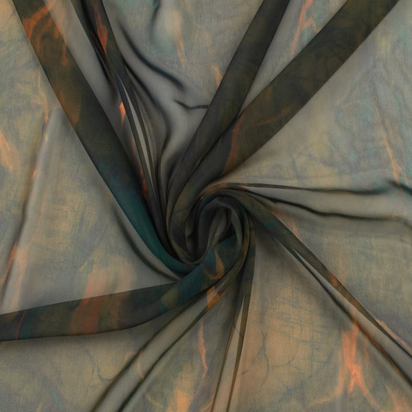 Printed Chiffon - GEMELLA - 006 - Green