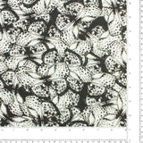 Chiffon Imprimé - MUSE - 001 - Noir