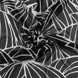 Chiffon Imprimé - MUSE - 005 - Noir