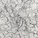 Chiffon Imprimé - MUSE - 006 - Blanc