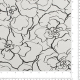 Chiffon Imprimé - MUSE - 006 - Blanc