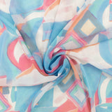 Chiffon Imprimé - RÊVERIE - 001 - Bleu