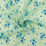 Chiffon Imprimé - <COVENT GARDEN> - 001 - Pistache