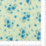 Chiffon Imprimé - <COVENT GARDEN> - 001 - Pistache