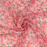 Printed Chiffon - COVENT GARDEN - 003 - Rose