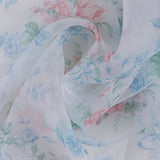 Organdi imprimé - ELEGANZA - 003 - Blanc