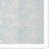 Sequined 3D Mesh - PRINCESS CHARLOTTE - 002 - Light Blue