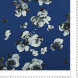 Satin imprimé - SERENA - 001 - Blanc Cassé