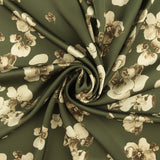 Printed Satin - ESMERALDA - 001 - Olive