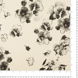 Satin imprimé - IRIS - 001 - Royal
