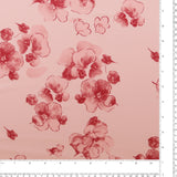 Satin imprimé - IRIS - 002 - Rouge