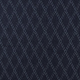 Denim Jacquard à losange - VRAI BLEU - 001 - Bleu Foncé
