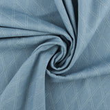 Diamond Jacquard Denim - TRUE BLUE - 002 - Light Blue