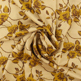Satin imprimé - KATIE - 003 - Or