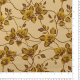 Satin imprimé - KATIE - 003 - Or