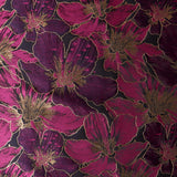Jacquard Métallisé - BROCART ANTOINETTE - 002 - Sangria