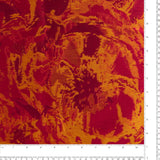 Metallic Floral Motif - ANTOINETTE BROCADE - 001 - Red