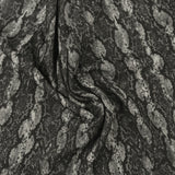 Scuba Crepe Print - TARRAH - 002 - Onyx