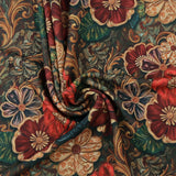Scuba Crepe Print - TARRAH - 005 - Sienna