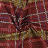Scuba Crepe Print - TARRAH - 008 - Red