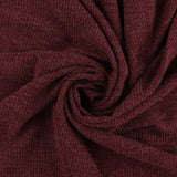 Rib Knit - MANHATTAN - 003 - Wine