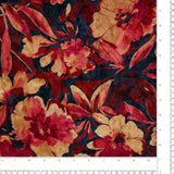 Velours Imprimé - WILLOW - 005 - Marine