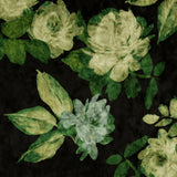 Printed Velvet - WILLOW- 008 - Dark Green