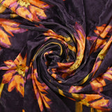 Velours Imprimé - WILLOW - 010 - Mauve