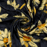 Velours Imprimé - WILLOW - 012 - Marine