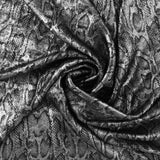 Metallic Fabric - ANIMAL INSTINCT - 001 - Silver