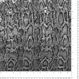 Metallic Fabric - ANIMAL INSTINCT - 001 - Silver