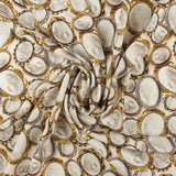 Popeline de Rayonne Imprimé - KATIE - 003 - Blanc Antique