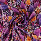 Popeline de Rayonne Imprimé - KATIE - 006 - Violet