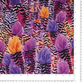 Popeline de Rayonne Imprimé - KATIE - 006 - Violet