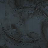 Satin Imprimé Métallisé - ANJOLIE - 002 - Charbon
