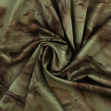 Satin Foil Print - ANJOLIE - 003 - Sage
