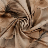 Satin Foil Print - ANJOLIE - 004 - Champagne